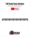 1:64 Scale Showroom Railings 6 3/4" Long and 1/2" Tall – Diecast Diorama Accessories