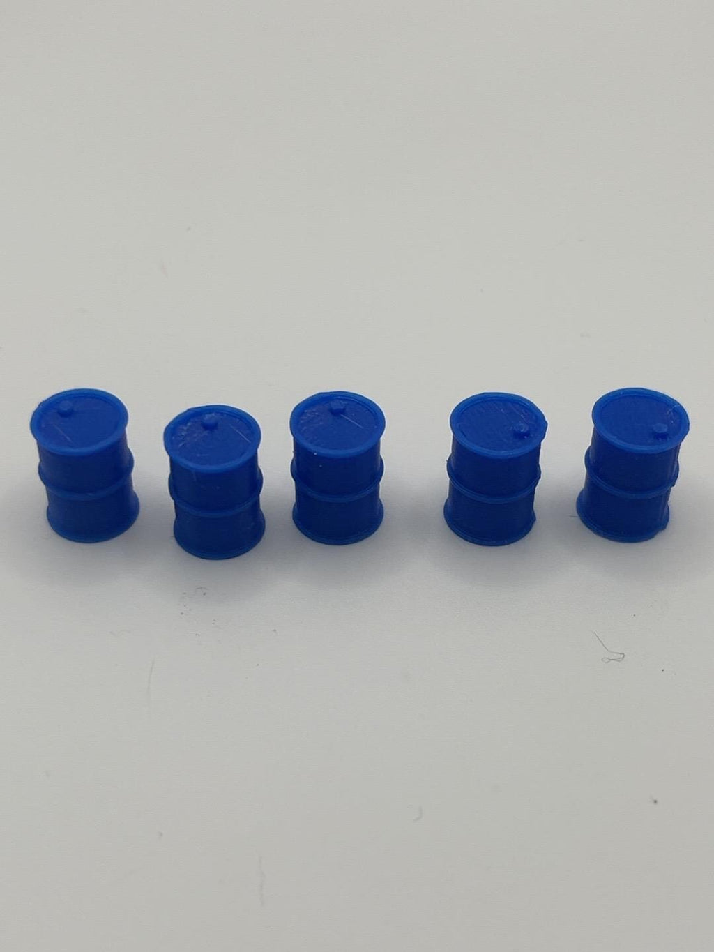1:64 Scale Blue or Yellow Oil Drums – 3D Printed Garage Diorama Parts (1-25 Pack)